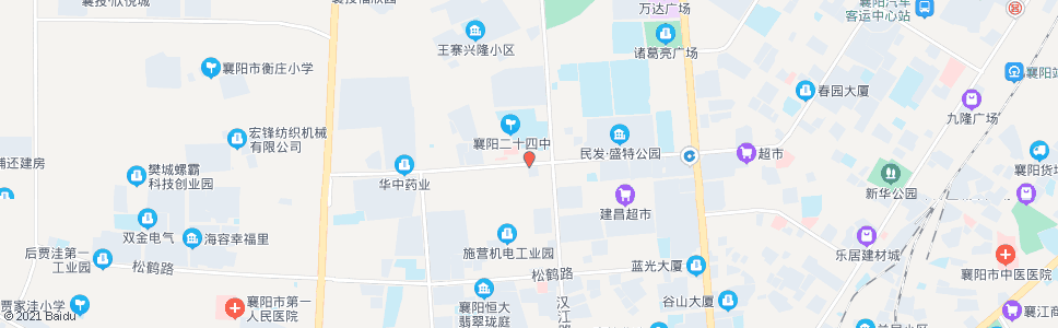 襄阳春园路汉江路口_公交站地图_襄阳公交_妙搜公交查询2025