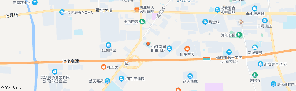 仙桃沔洲小学_公交站地图_仙桃公交_妙搜公交查询2024