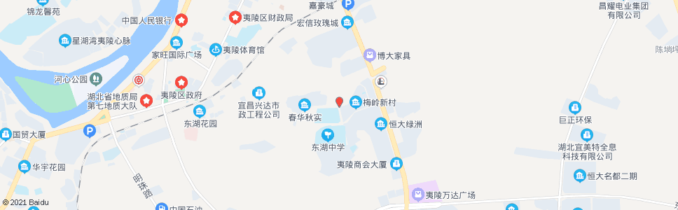 宜昌梅岭路_公交站地图_宜昌公交_妙搜公交查询2025