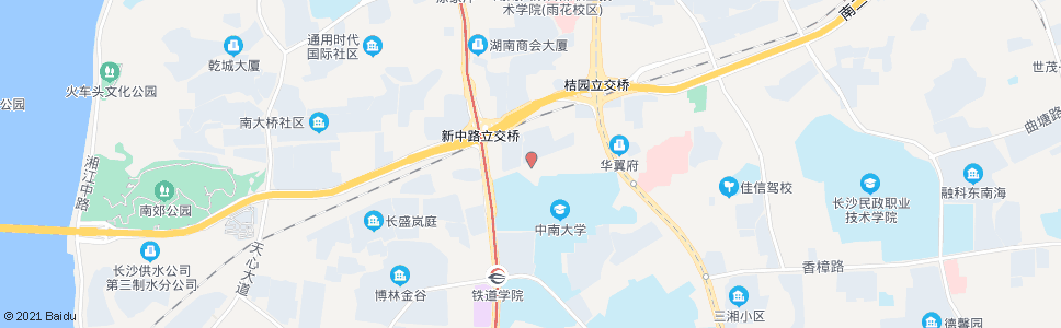 长沙竹塘路_公交站地图_长沙公交_妙搜公交查询2025