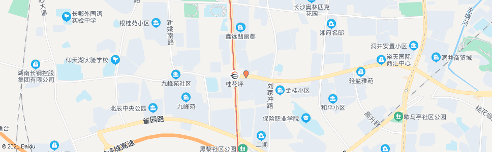 长沙时代阳光大道芙蓉路口_公交站地图_长沙公交_妙搜公交查询2025