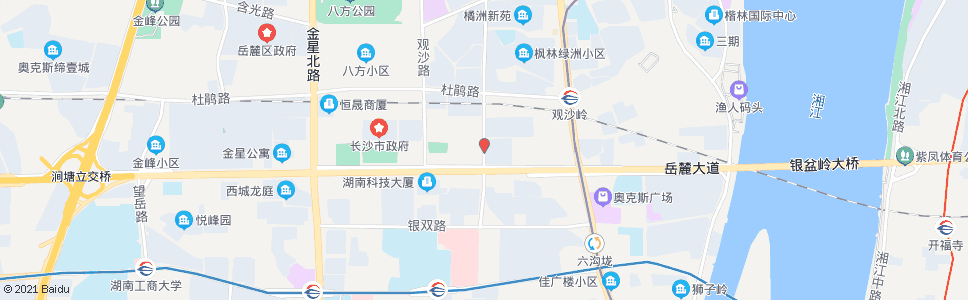 长沙岳华路富华路口_公交站地图_长沙公交_妙搜公交查询2024