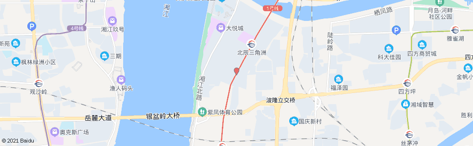 长沙黄兴北路秋月路口_公交站地图_长沙公交_妙搜公交查询2024