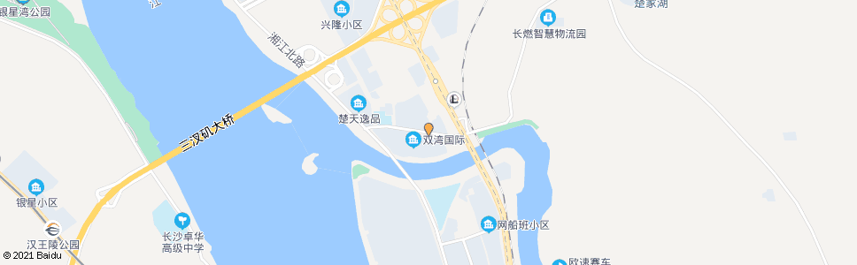 长沙楚家湖路_公交站地图_长沙公交_妙搜公交查询2024