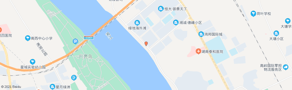 长沙湘江路新安路口_公交站地图_长沙公交_妙搜公交查询2025