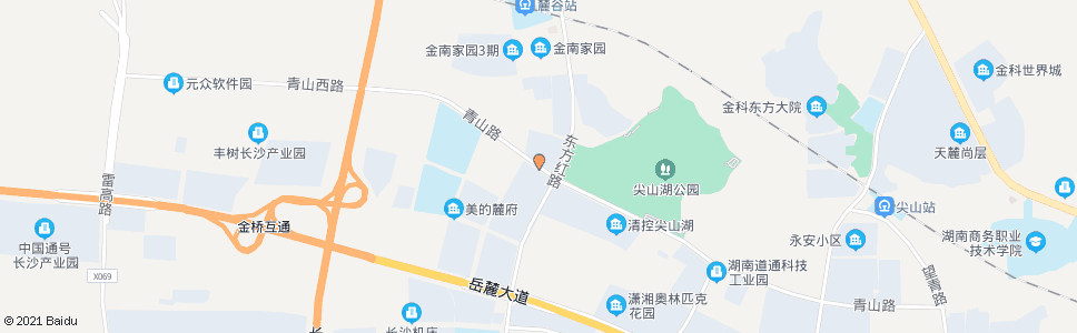 长沙青山路金相路口_公交站地图_长沙公交_妙搜公交查询2024