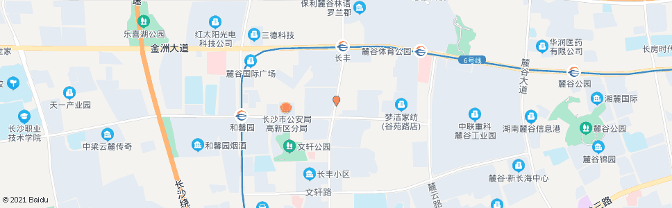 长沙麓松路谷苑路口_公交站地图_长沙公交_妙搜公交查询2024