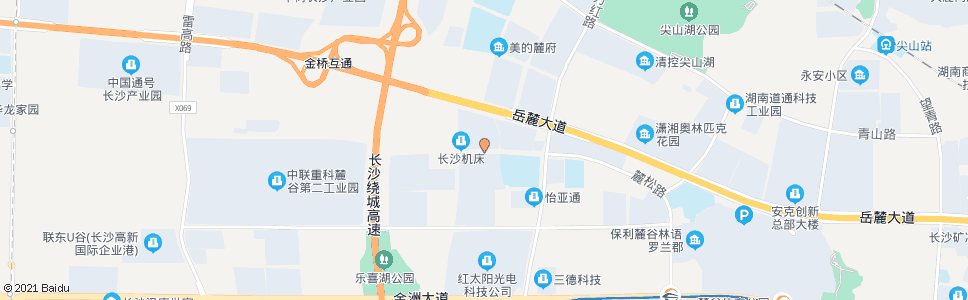 长沙嘉运路麓松路口_公交站地图_长沙公交_妙搜公交查询2024