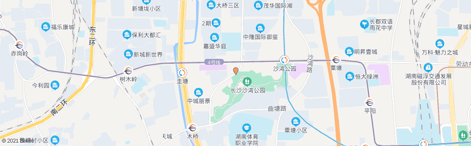 长沙古曲路劳动东路口_公交站地图_长沙公交_妙搜公交查询2025