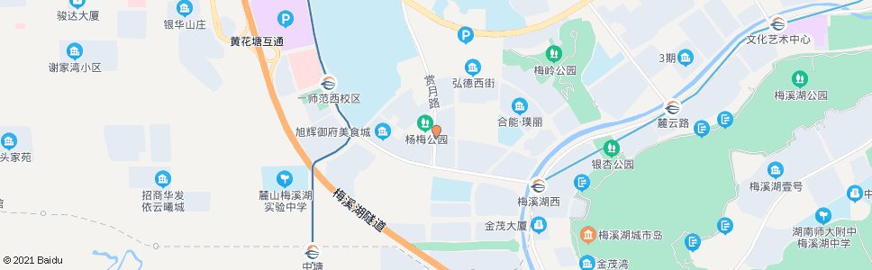 长沙赏月路踏雪路口_公交站地图_长沙公交_妙搜公交查询2024