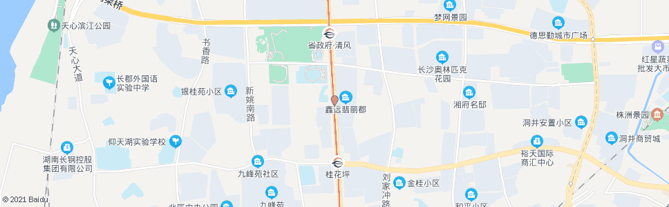 长沙豹塘路芙蓉南路口_公交站地图_长沙公交_妙搜公交查询2025