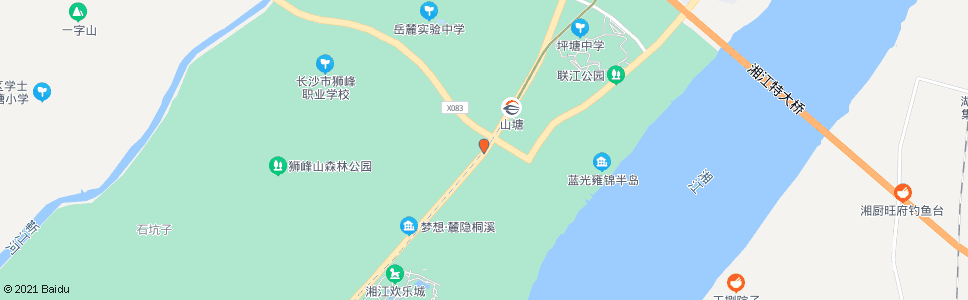 长沙山塘村_公交站地图_长沙公交_妙搜公交查询2024