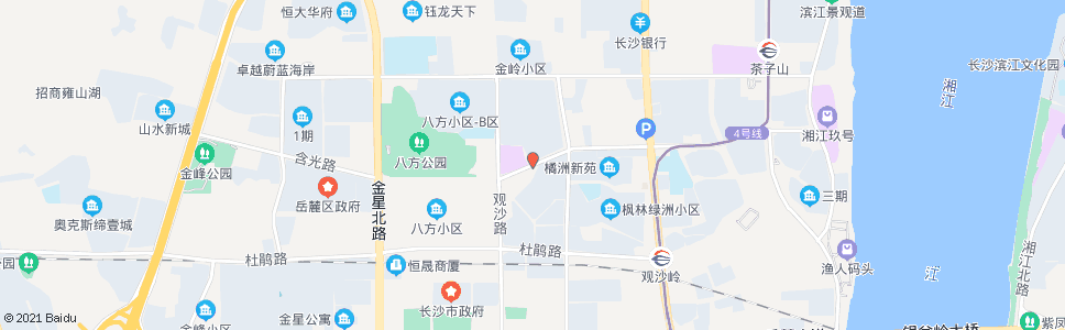 长沙含光路岳华路口_公交站地图_长沙公交_妙搜公交查询2025