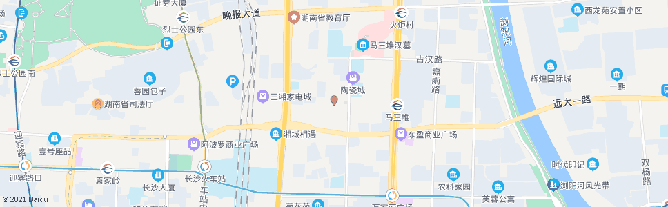 长沙市疾控中心站_公交站地图_长沙公交_妙搜公交查询2024