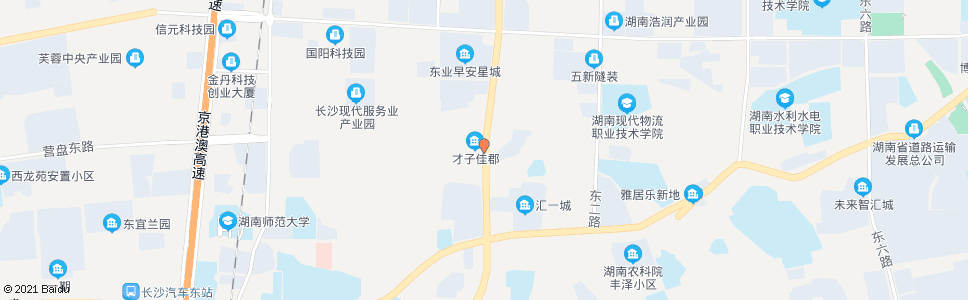 长沙长冲路口_公交站地图_长沙公交_妙搜公交查询2025