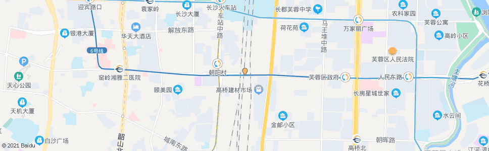 长沙杨家山西_公交站地图_长沙公交_妙搜公交查询2025