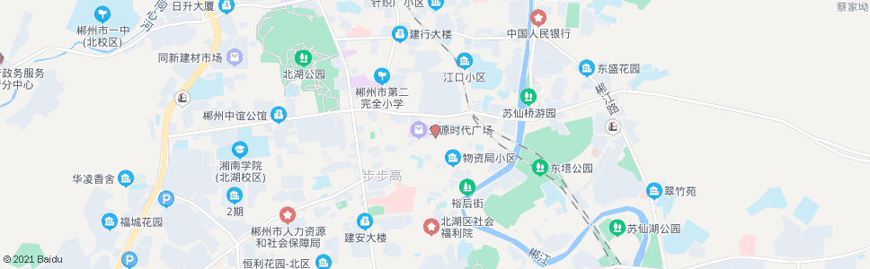 郴州市六中南校区_公交站地图_郴州公交_妙搜公交查询2025