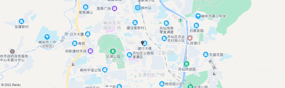 郴州北湖路苏园路口_公交站地图_郴州公交_妙搜公交查询2024