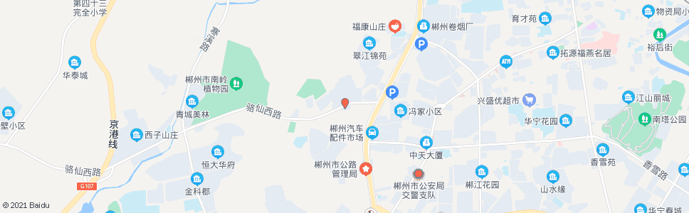 郴州骆仙农贸市场_公交站地图_郴州公交_妙搜公交查询2025