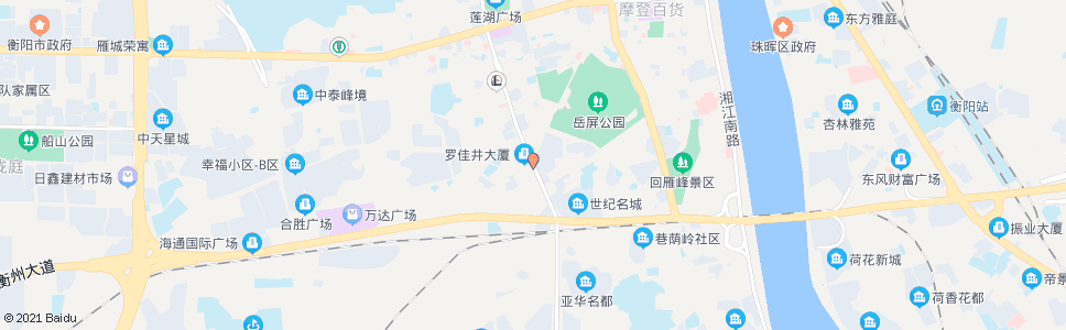 衡阳西站正街口_公交站地图_衡阳公交_妙搜公交查询2025