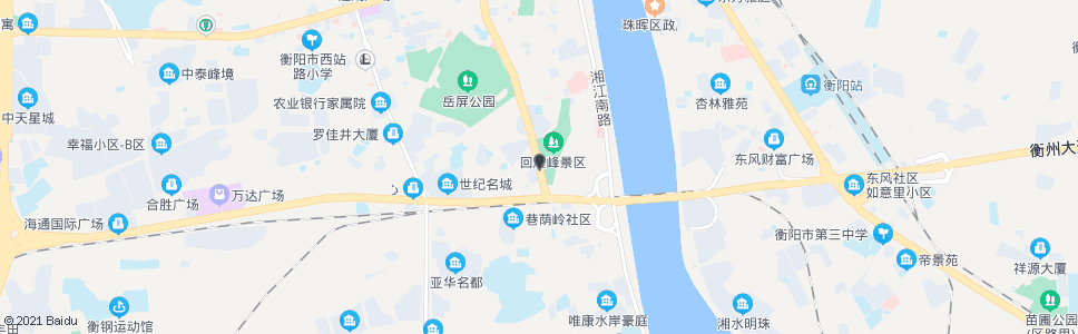 衡阳蒸阳南路_公交站地图_衡阳公交_妙搜公交查询2024