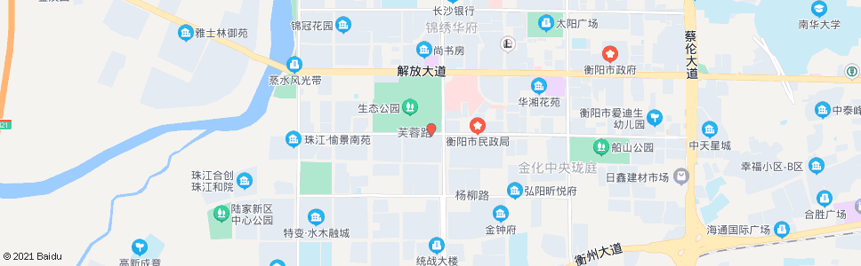 衡阳生态公园南门_公交站地图_衡阳公交_妙搜公交查询2025