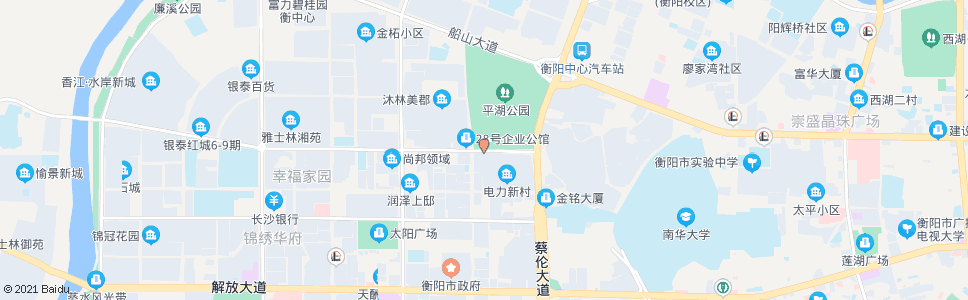 衡阳电力新村_公交站地图_衡阳公交_妙搜公交查询2025