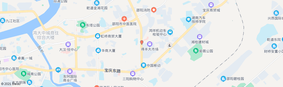 邵阳得丰市场_公交站地图_邵阳公交_妙搜公交查询2024