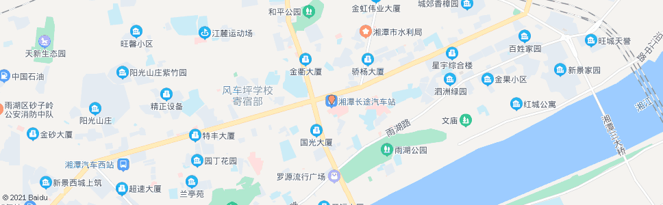 湘潭汽车城_公交站地图_湘潭公交_妙搜公交查询2025