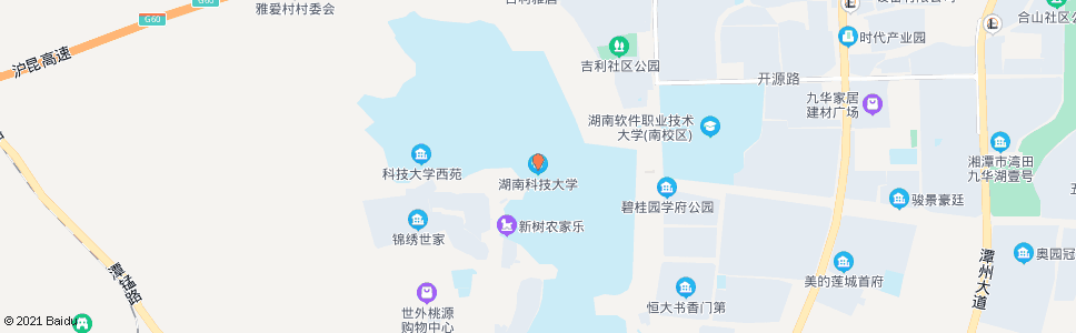 湘潭湖南科技大学_公交站地图_湘潭公交_妙搜公交查询2024