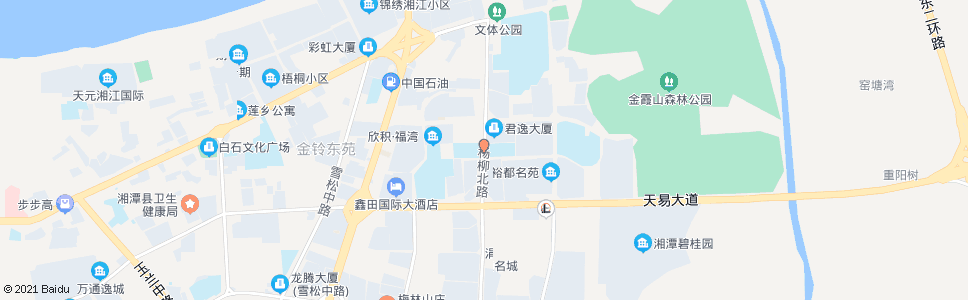 湘潭天易小学_公交站地图_湘潭公交_妙搜公交查询2024