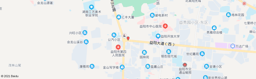 益阳益阳大道路口_公交站地图_益阳公交_妙搜公交查询2025