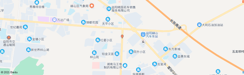 益阳银朝路口_公交站地图_益阳公交_妙搜公交查询2025