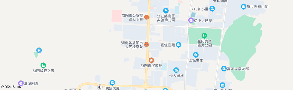 益阳检察院_公交站地图_益阳公交_妙搜公交查询2025