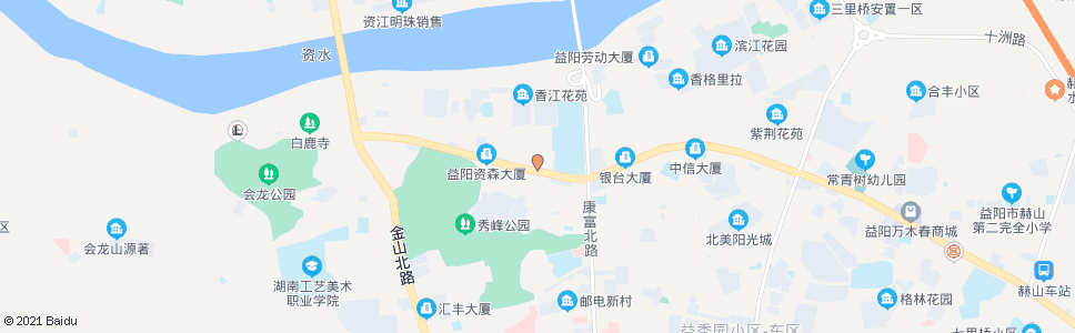 益阳城建档案馆_公交站地图_益阳公交_妙搜公交查询2025