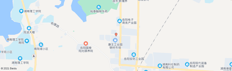 岳阳钢材市场_公交站地图_岳阳公交_妙搜公交查询2024