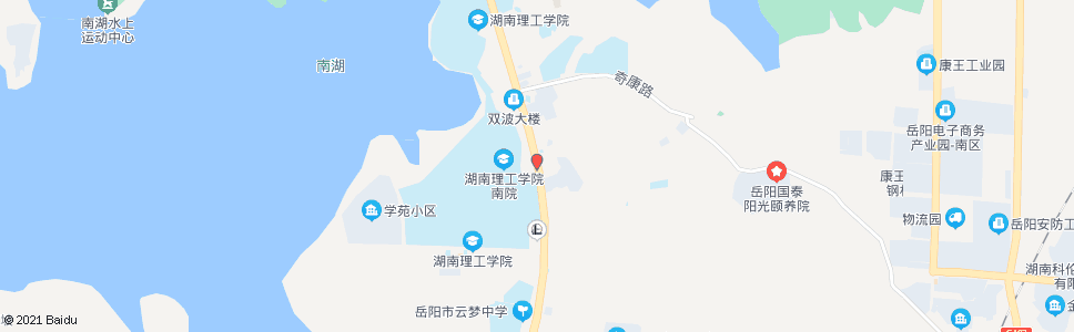 岳阳湖南理工南院_公交站地图_岳阳公交_妙搜公交查询2025