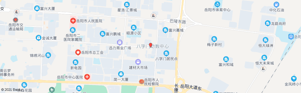 岳阳方天大酒店_公交站地图_岳阳公交_妙搜公交查询2025