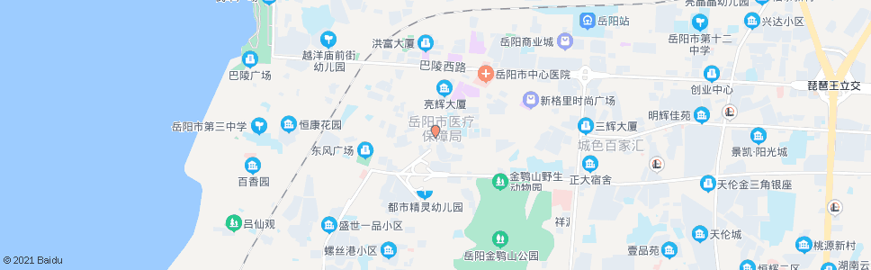 岳阳社保中心_公交站地图_岳阳公交_妙搜公交查询2024