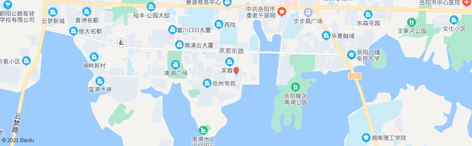 岳阳银苑小区_公交站地图_岳阳公交_妙搜公交查询2025