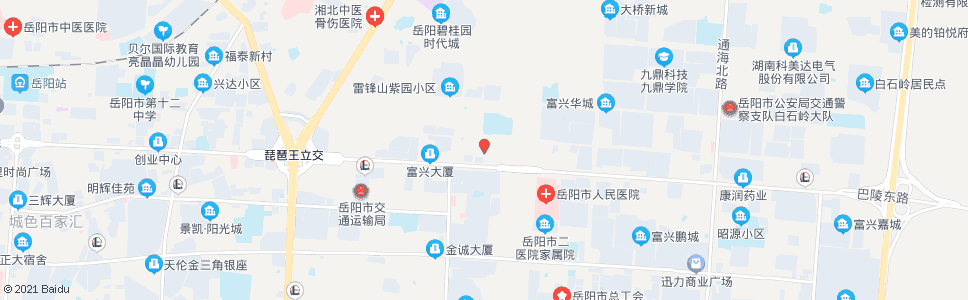 岳阳雷锋山社区_公交站地图_岳阳公交_妙搜公交查询2025