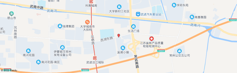 常州西湖路凤翔路_公交站地图_常州公交_妙搜公交查询2024