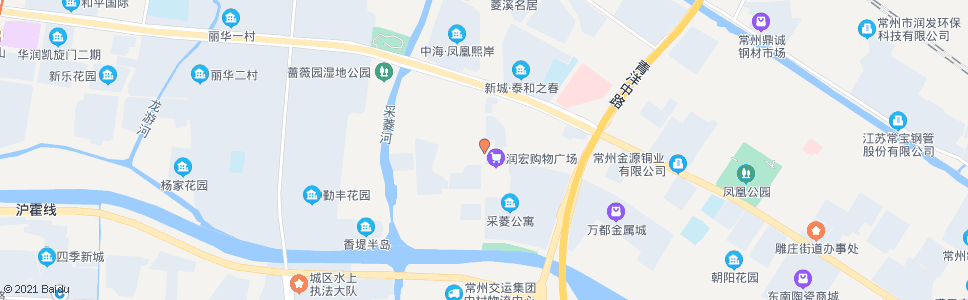 常州离宫路凤凰路_公交站地图_常州公交_妙搜公交查询2024