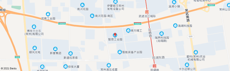 常州兰陵路龙门路(智思工业园)_公交站地图_常州公交_妙搜公交查询2024