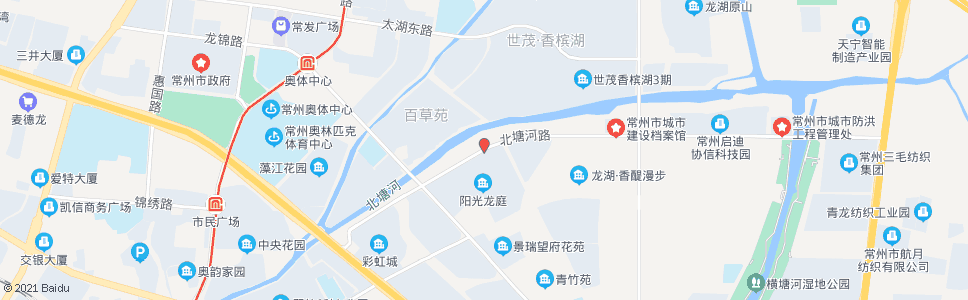 常州北塘河路青丰路_公交站地图_常州公交_妙搜公交查询2024