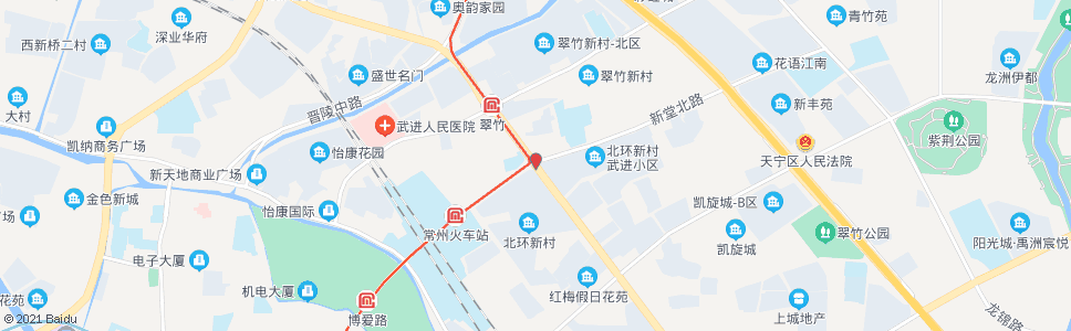 常州新堂路飞龙路北环新村_公交站地图_常州公交_妙搜公交查询2025