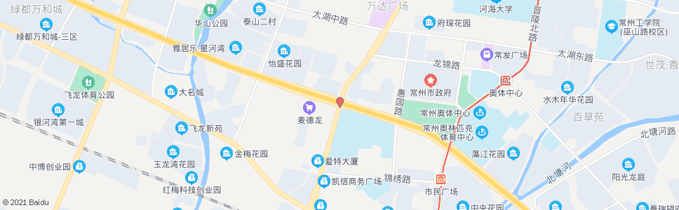 常州通江路龙城大道_公交站地图_常州公交_妙搜公交查询2024