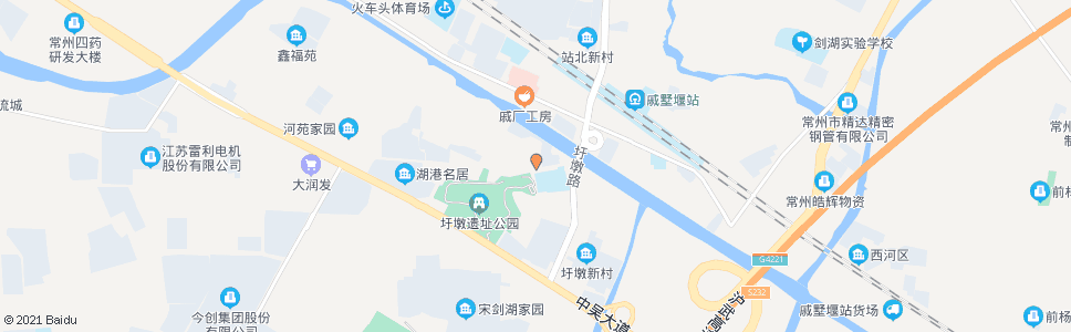 常州戚墅堰街道(办)_公交站地图_常州公交_妙搜公交查询2024