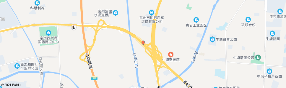 常州长虹路龙江路_公交站地图_常州公交_妙搜公交查询2024