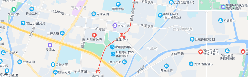 常州龙锦路晋陵路_公交站地图_常州公交_妙搜公交查询2024